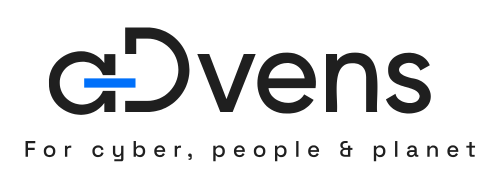 aDvens_Logo - for cyber people and planet - white background (500 x 182 px)